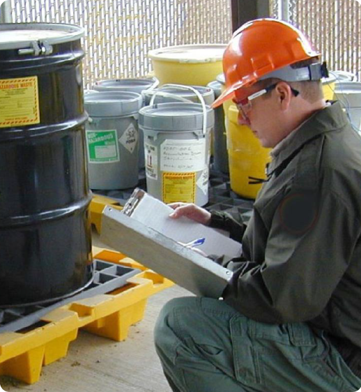 В области сбора, транспортирования, обработки, утилизации, обезвреживания, размещения отходов I-IV классов опасности